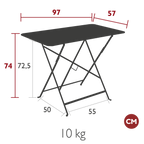 Bistro Rectangular Table