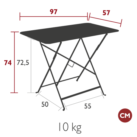 Bistro Rectangular Table