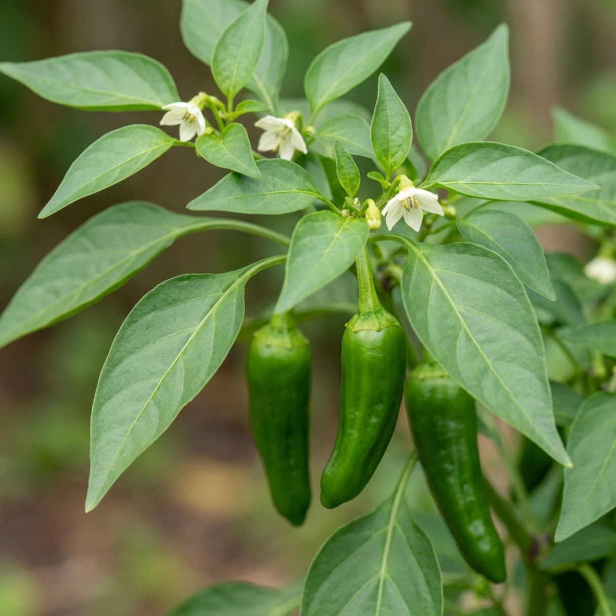 Capsicum annuum 'Padron' (Chilli) from Cedar Nursery, Cobham