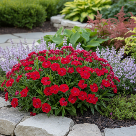 Dianthus 'Dart Scarlet' from Cedar Nursery, Cobham
