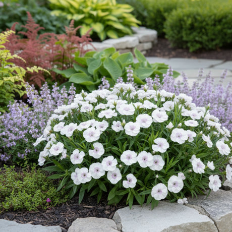 Dianthus 'Dart White' from Cedar Nursery, Cobham