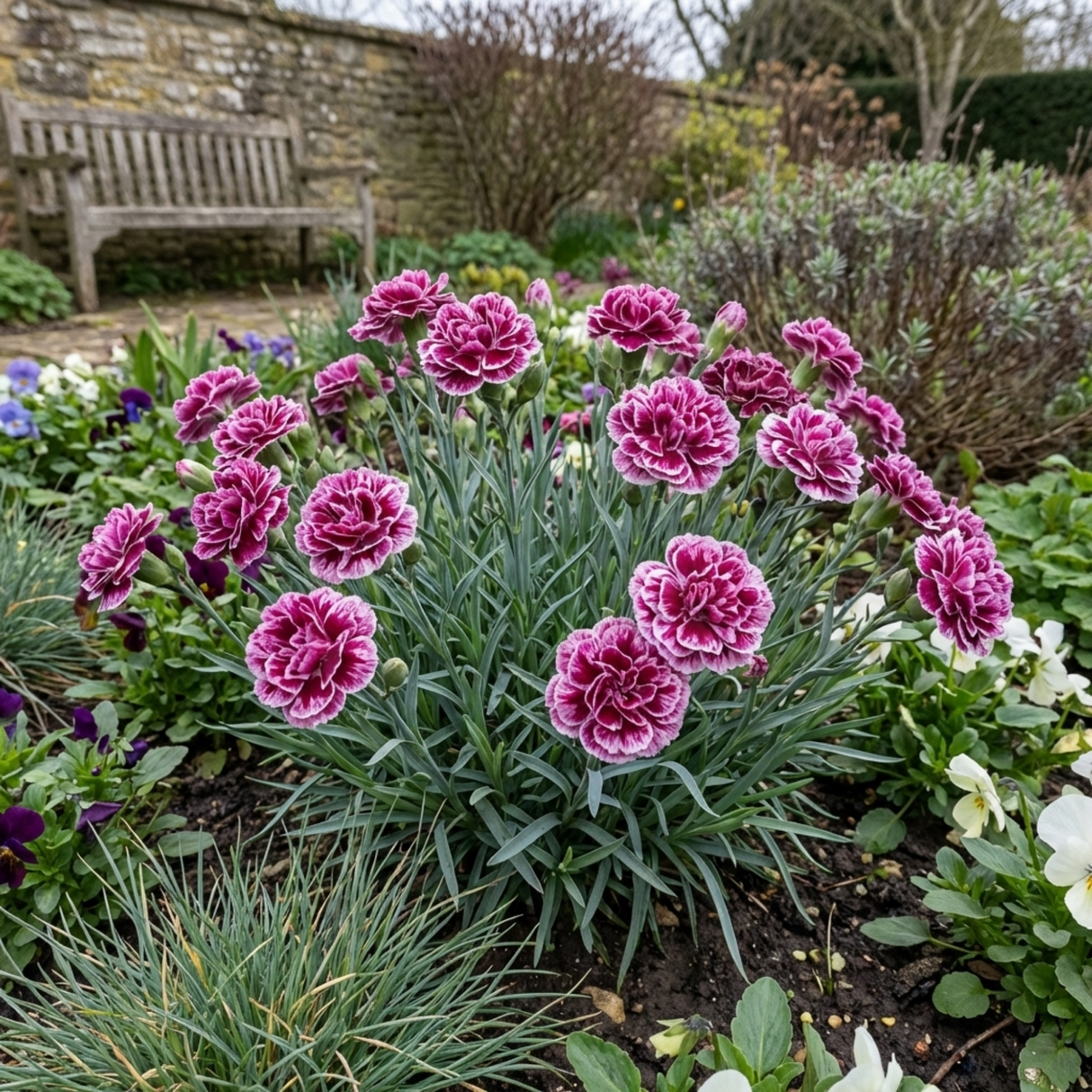 Dianthus 'Pink Purple Carnation' from Cedar Nursery, Cobham