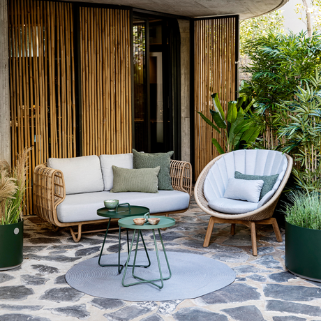 Cane-line garden furniture available at Cedar Garden Nursery in Surrey