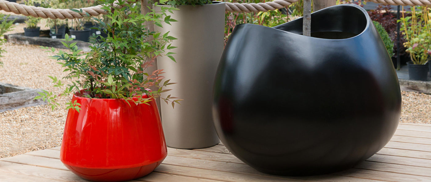 Bespoke garden planters from Cedar Garden Nursery in Cobham, Surrey