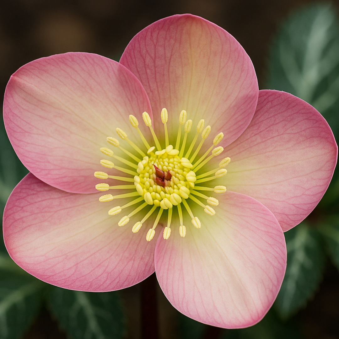 Helleborus (Rodney Davey Marbled Group) Dorothy's Dawn ='Epb 29' from Cedar Nursery, Cobham