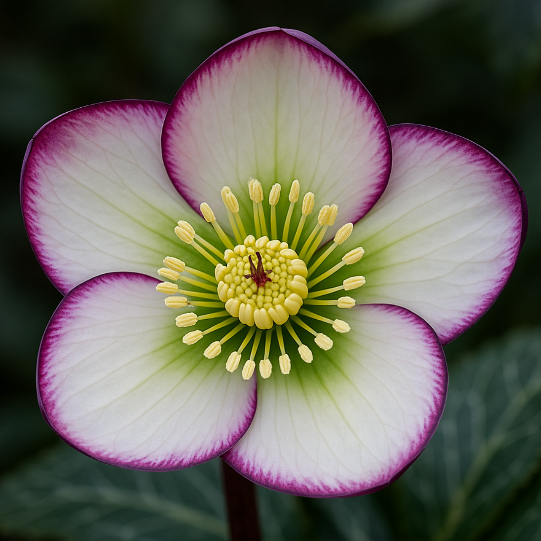 Helleborus (Rodney Davey Marbled Group) Glenda's Gloss ='Epb 25' from Cedar Nursery, Cobham