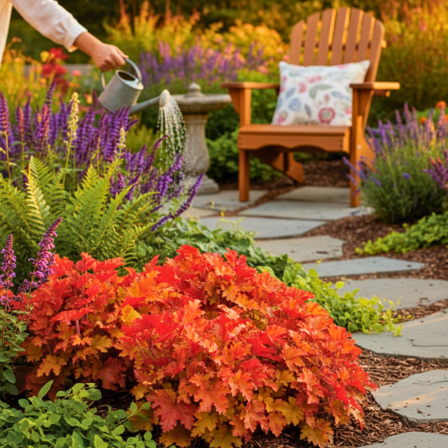 Heuchera 'Marmalade' (Indian Summer Series) from Cedar Nursery, Cobham