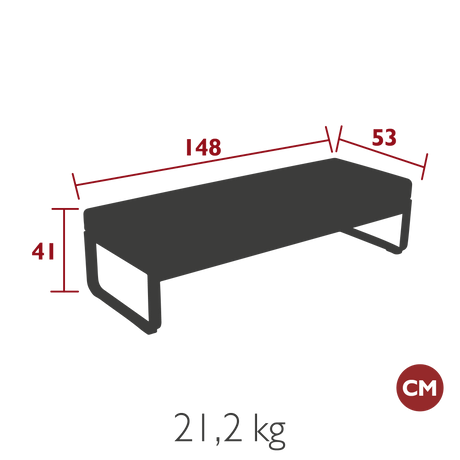Bellevie Double Ottoman