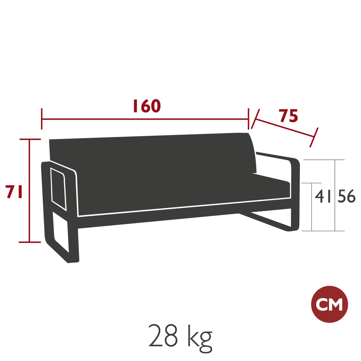 Bellevie 2-Seater Sofa
