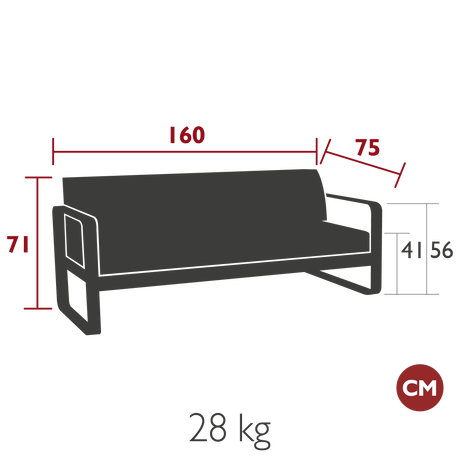 Bellevie 2-Seater Sofa