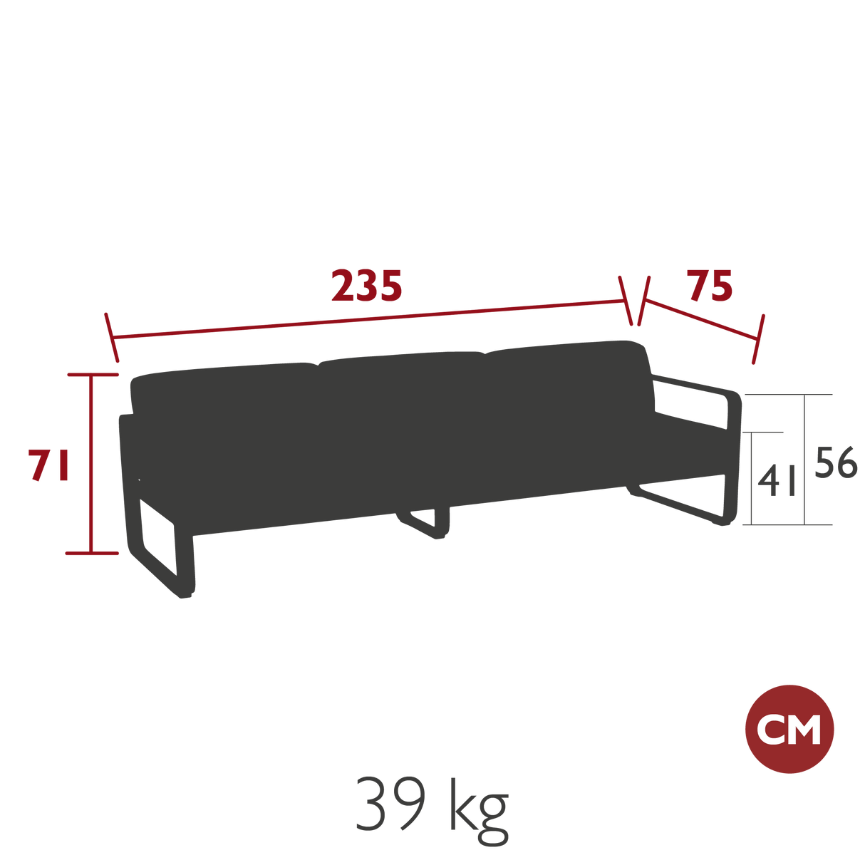 Bellevie 3-Seater Sofa