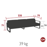 Bellevie 3-Seater Sofa