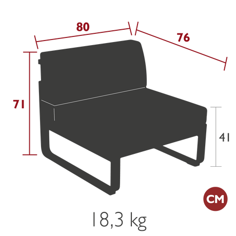 Bellevie Single Middle Module