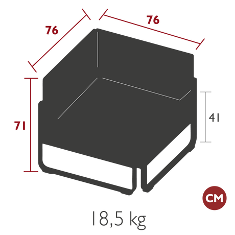 Bellevie Single Corner Module