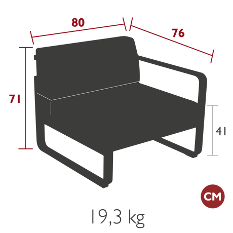 Bellevie Single Right Module