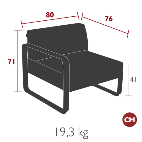 Bellevie Single Left Module
