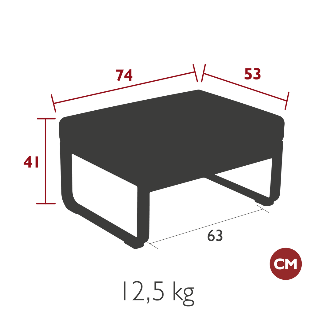 Bellevie Single Ottoman