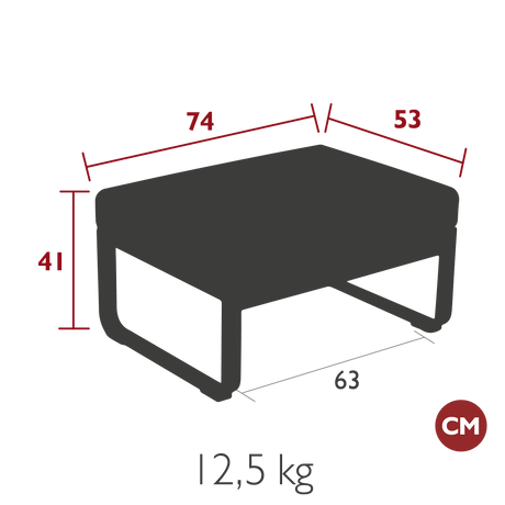 Bellevie Single Ottoman