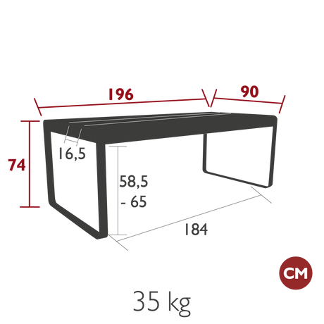 Bellevie Table with Storage