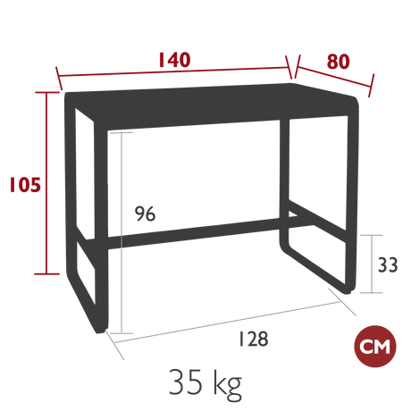 Bellevie Bar Table
