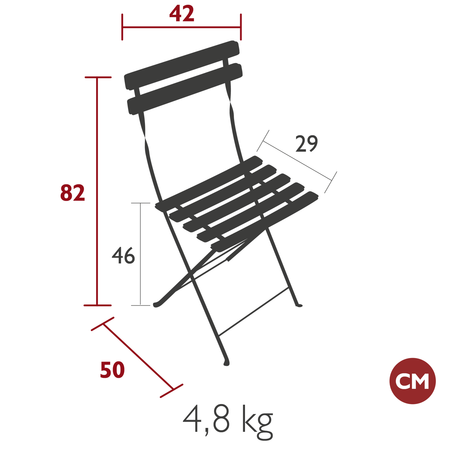 Metal Bistro Chair