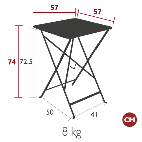 Bistro Square Table