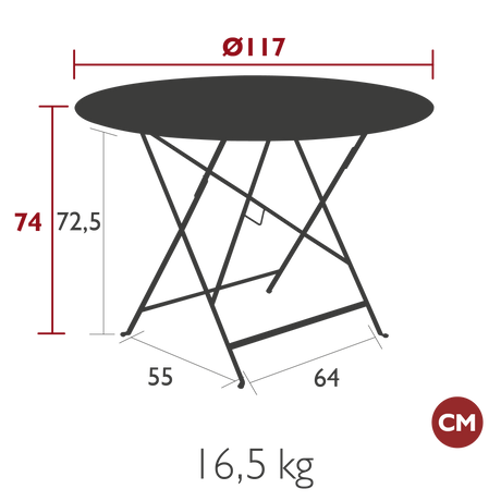 Bistro Round Table
