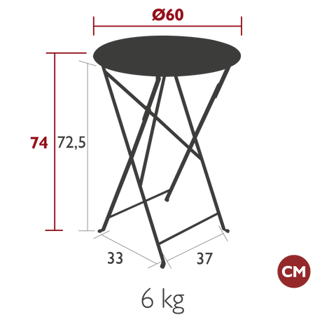 Bistro Round Table