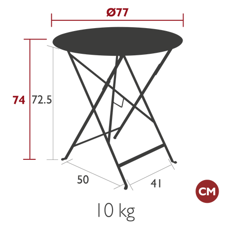 Bistro Round Table