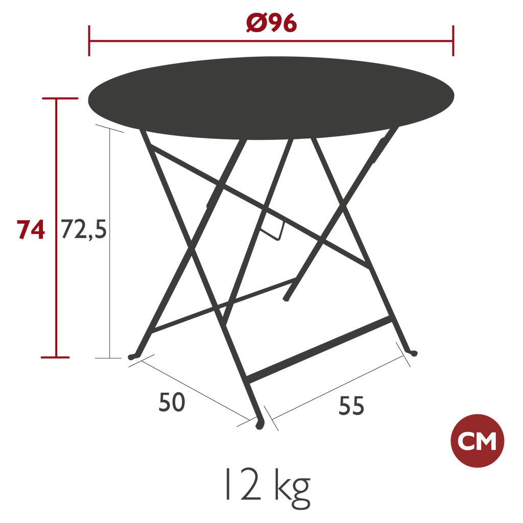 Bistro Round Table