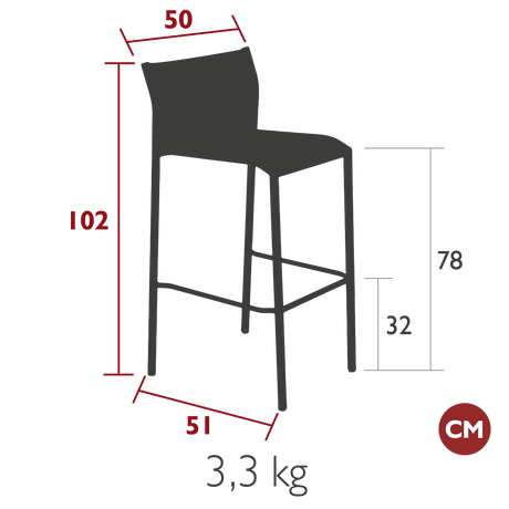Cadiz Bar Chair