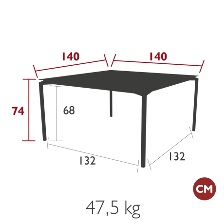 Calvi Square Table
