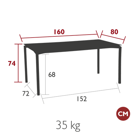 Calvi Rectangular Table