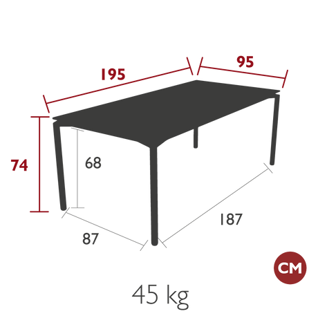 Calvi Rectangular Table