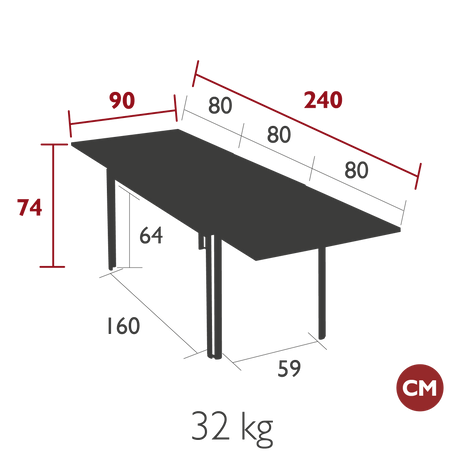 Costa Extending Table