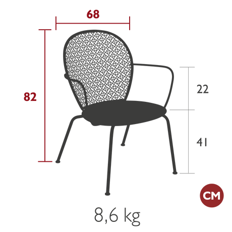 Lorette Lounge Low Armchair