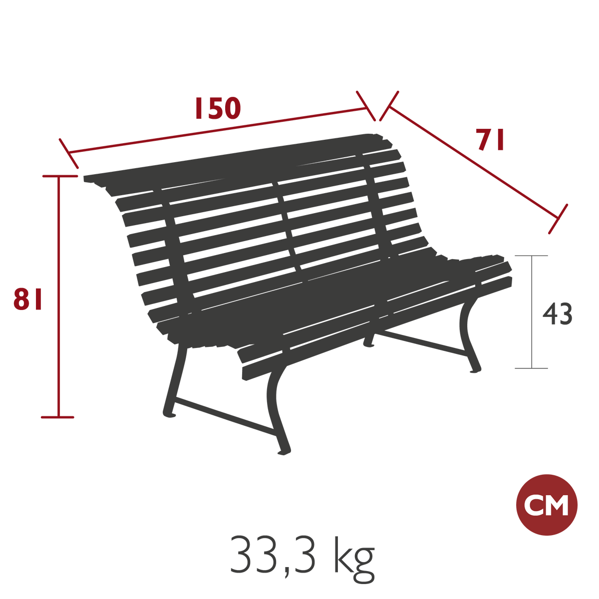 Louisiane Bench