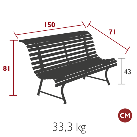 Louisiane Bench