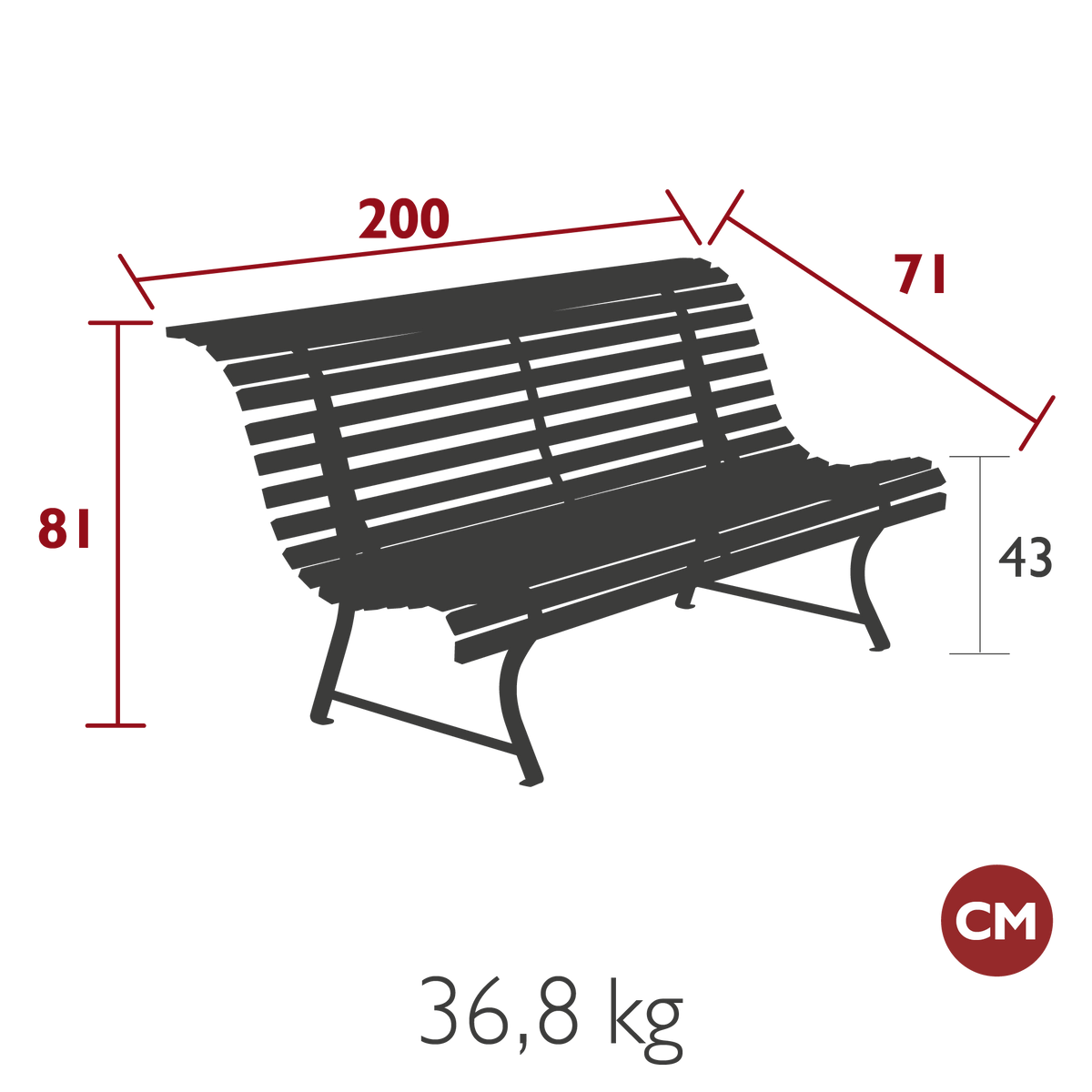 Louisiane Bench