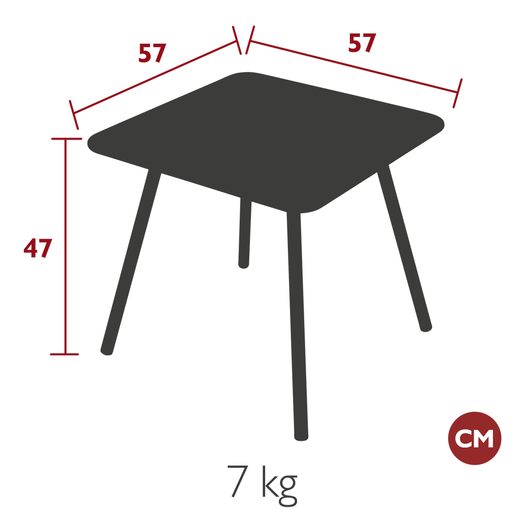 Luxembourg Kid Square Table