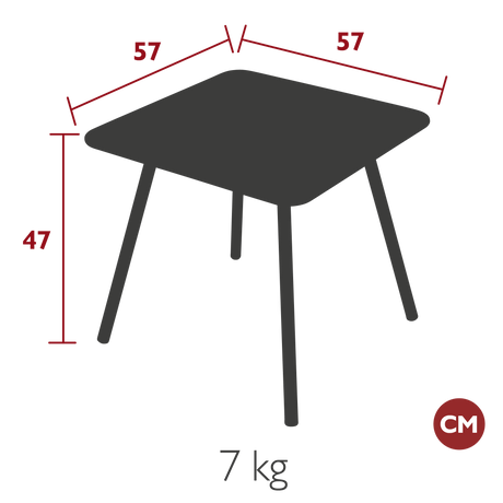 Luxembourg Kid Square Table