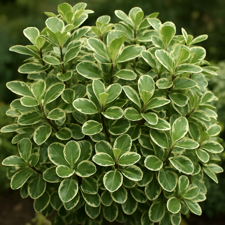 Pittosporum tenuifolium Malahide 3L at Cedar Nursery Surrey
