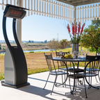Tungsten Smart-Heat - LPG Portable Bromic Outdoor Heater - Black - Cedar Nursery - Plants and Outdoor Living