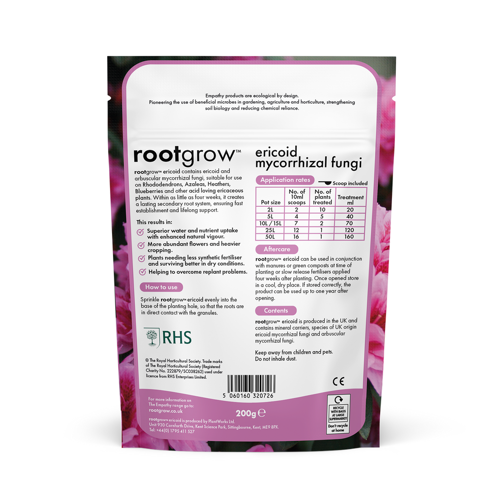 Rootgrow Erocoid Mycorrhizal Fungi - 200g