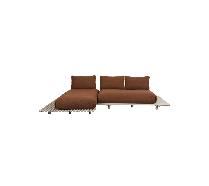 Sticks Platform Modular Sofa with Chaise Lounge