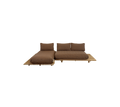 Sticks Platform Modular Sofa with Chaise Lounge