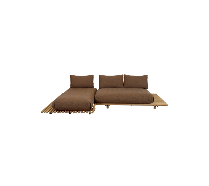 Sticks Platform Modular Sofa with Chaise Lounge