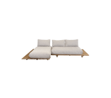 Sticks Platform Modular Sofa with Chaise Lounge