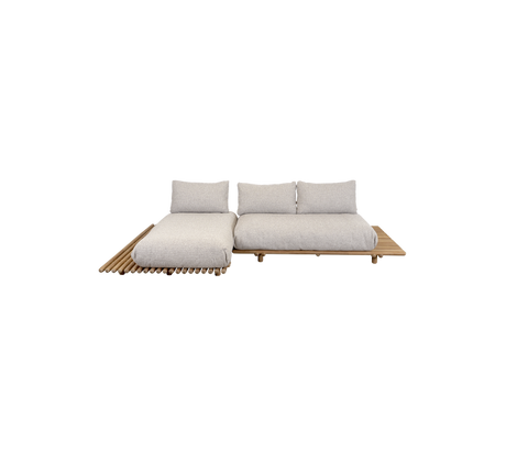 Sticks Platform Modular Sofa with Chaise Lounge