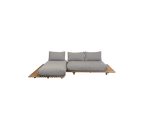 Sticks Platform Modular Sofa with Chaise Lounge